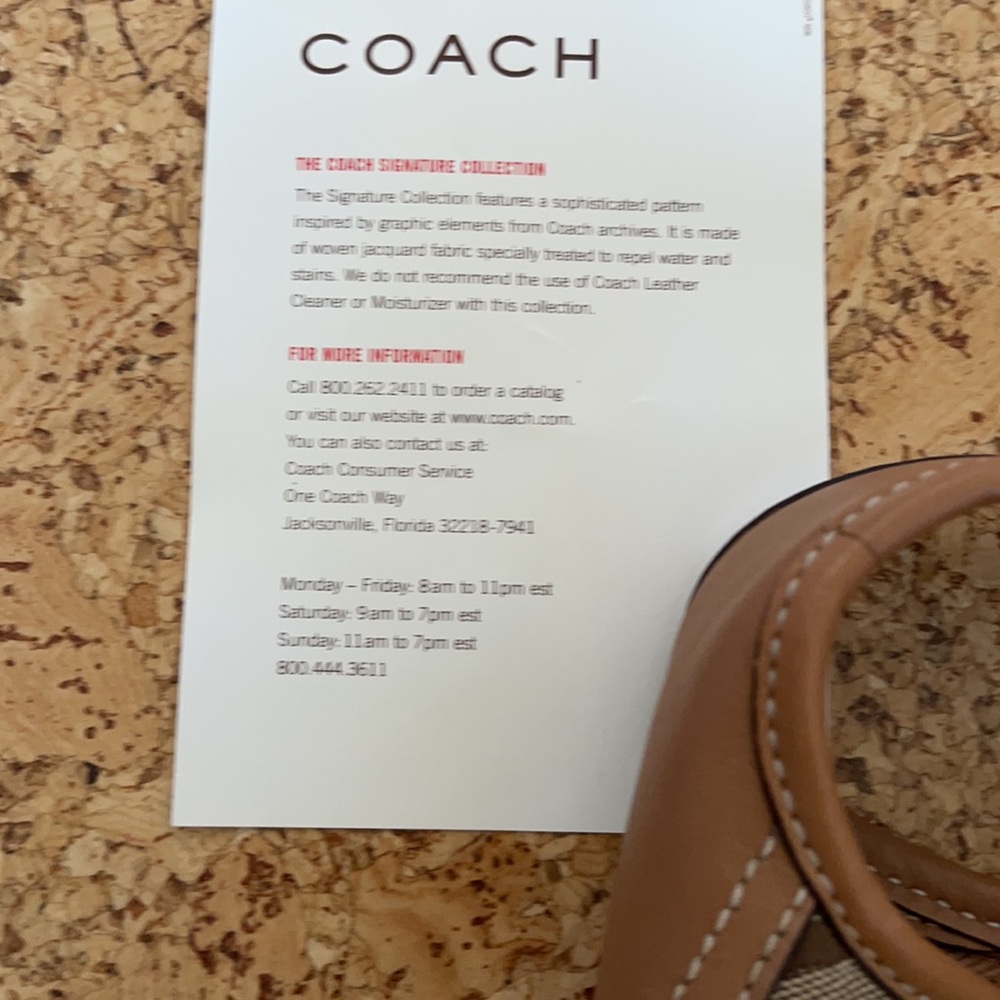 Coach Signature Collection Handbag - Picture 2 of 10